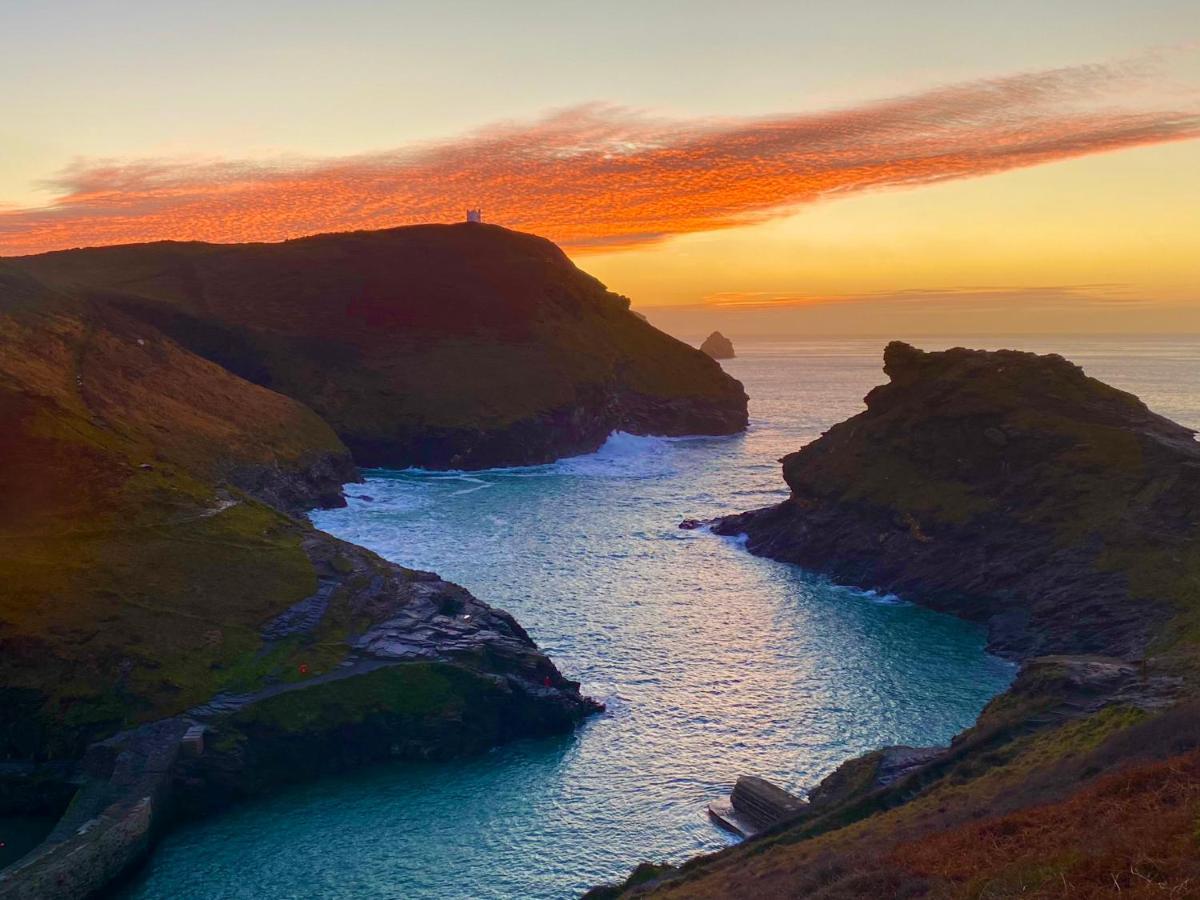 Polrunny Farm Sloe Cottage With A Sea View Boscastle Dış mekan fotoğraf